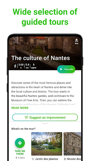 Nantes Tour Guide:SmartGuide ekran görüntüsü