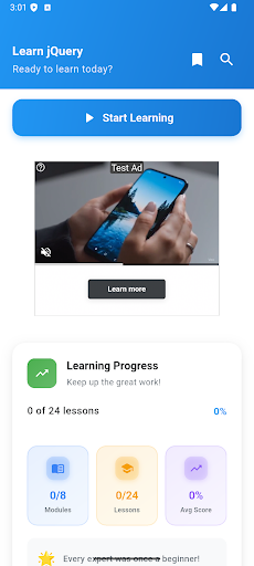 Learn jQuery ekran görüntüsü