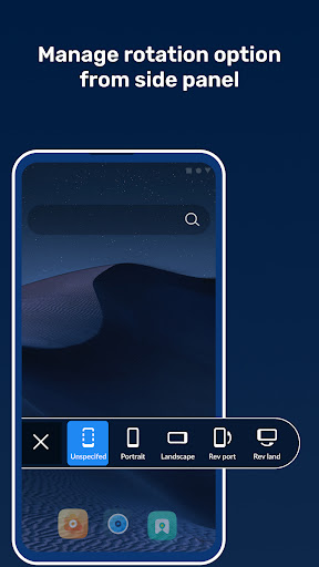 Custom Screen Rotation Control ekran görüntüsü