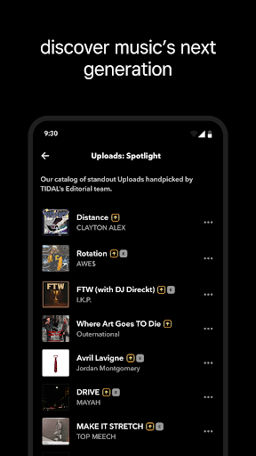 TIDAL Music: HiFi sound ekran görüntüsü
