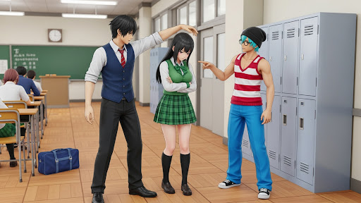 High School Fighting Game ekran görüntüsü