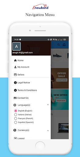 Nautica Magento2 Mobile App ekran görüntüsü