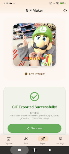 GIF Maker - Create & Share ekran görüntüsü