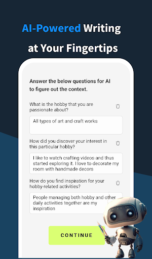 R10w: AI Writing Assistant ekran görüntüsü