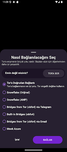 Orbot: Android için Tor ekran görüntüsü