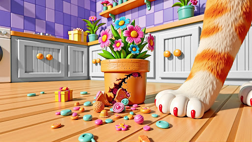 Bad Cat Simulator Cat vs Gran ekran görüntüsü