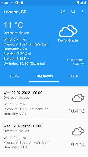 Hava ekran görüntüsü