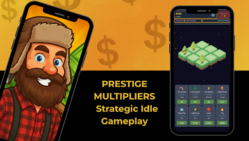 Idle Space Lumber Tycoon ekran görüntüsü