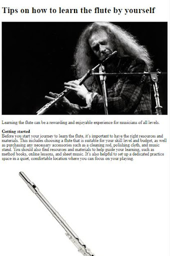 How to Play Flute ekran görüntüsü