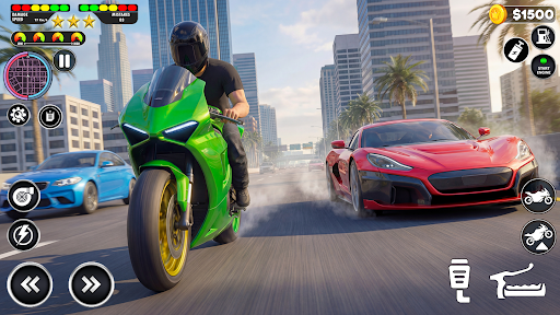Moto Bike Traffic Racer Game ekran görüntüsü