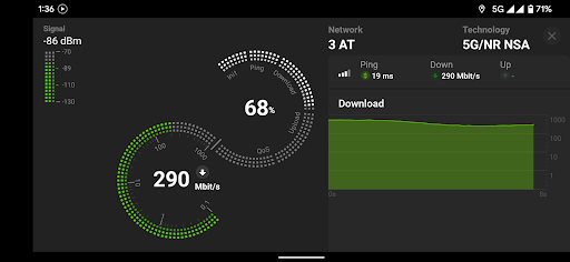RTR-NetTest 3G/4G/5G IPv4/6 ekran görüntüsü