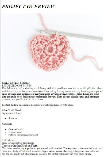 How to Crochet ekran görüntüsü