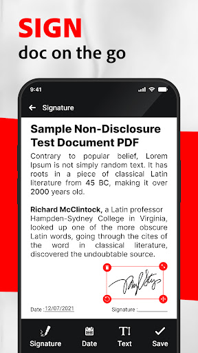 PDF Tarayıcı - belge tarama ekran görüntüsü