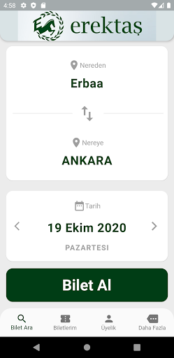 Erektaş Turizm ekran görüntüsü
