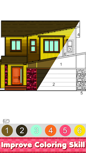 House Color By Number Book ekran görüntüsü