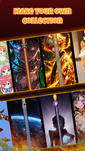 Zipper Lock Wallpaper 4K ekran görüntüsü