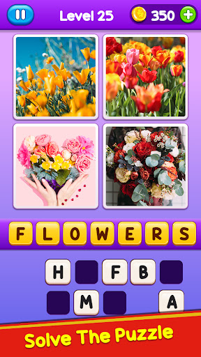 4 Pics 1 Word: Guessing Games ekran görüntüsü