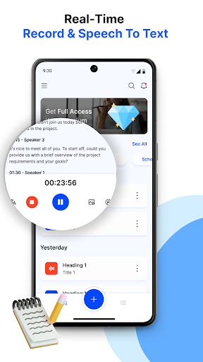 iREC: Transcribe Audio to Text ekran görüntüsü