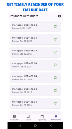 Credit Card Payment Calculator ekran görüntüsü