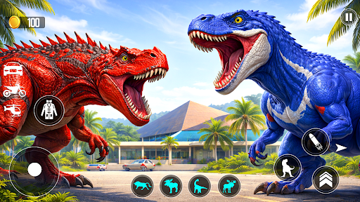 Dino Family Open World Game ekran görüntüsü