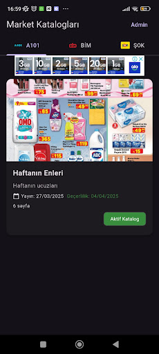 Market Katalogları ekran görüntüsü