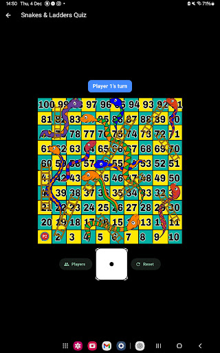 Snakes & Ladders Quiz ekran görüntüsü