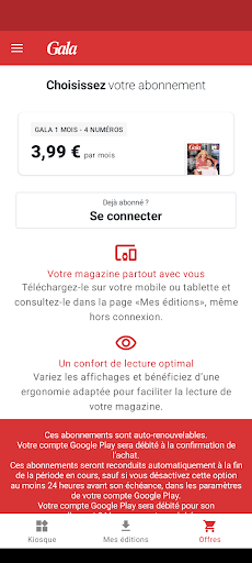 Gala le magazine ekran görüntüsü