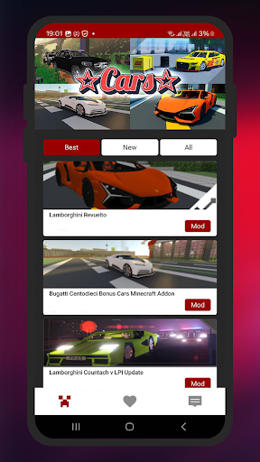 Cars mod for Minecraft PE ekran görüntüsü