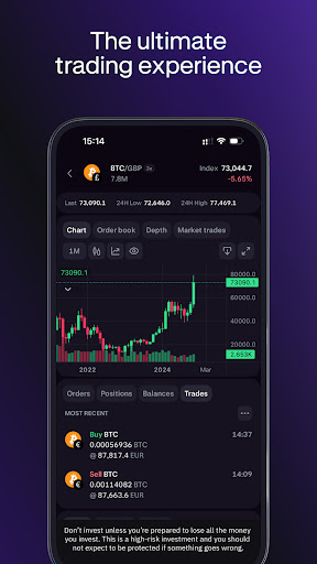Kraken Pro: BTC Crypto Trading ekran görüntüsü