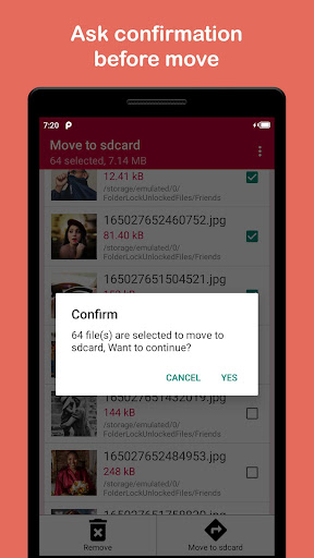 Move files to SD card ekran görüntüsü