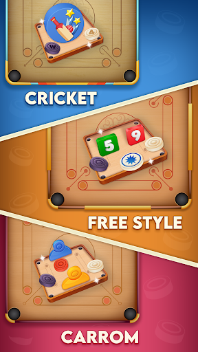Carrom Cricket: Disc Pool Game ekran görüntüsü