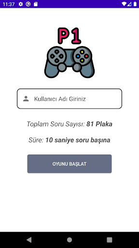 Plaka Quiz - 81 il Plaka Testi ekran görüntüsü