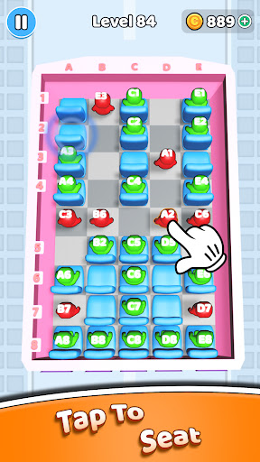 Bus Seat Jam 3D - Sorting Game ekran görüntüsü