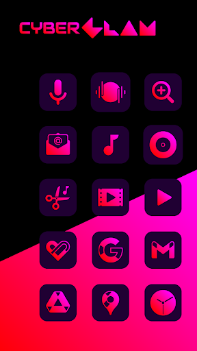 CyberGLAM - Icon Pack ekran görüntüsü