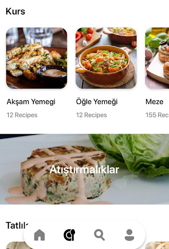 Sizin için kolay tarifler ekran görüntüsü