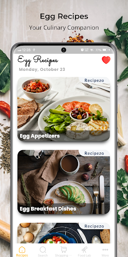 Egg Recipes: Healthy Breakfast ekran görüntüsü