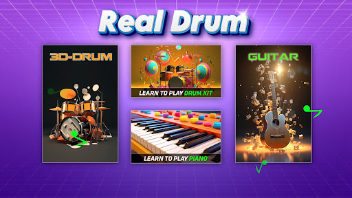 Real Drum 3D - Music Game ekran görüntüsü