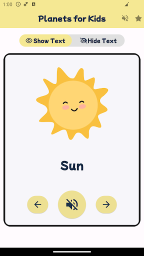 Planets Flashcards For Kids ekran görüntüsü