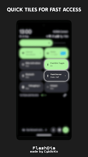 FlashDim - Dim your flashlight ekran görüntüsü
