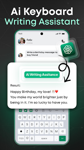 Ai Keyboard - Grammar Check ekran görüntüsü