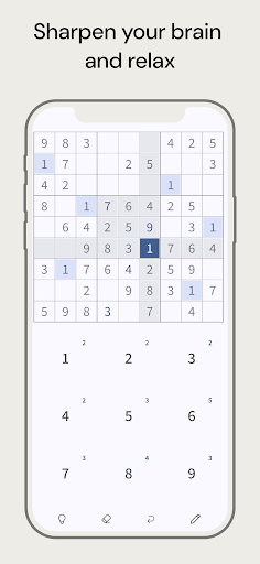 Sudokuplus.net - klasik sudoku ekran görüntüsü
