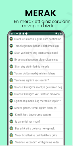 Özel Güvenlik Sınav Soruları 2 ekran görüntüsü