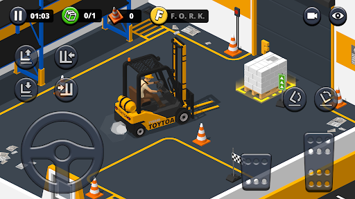 Forklift Extreme Simülatörü ekran görüntüsü