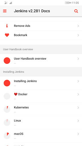 Jenkins v2.281 Docs ekran görüntüsü