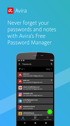 Avira Password Manager ekran görüntüsü