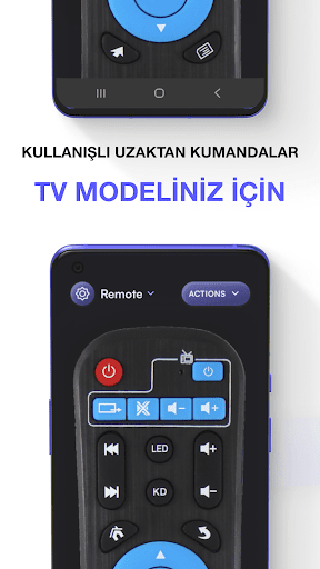 Android TV GoogleTV kumandası ekran görüntüsü
