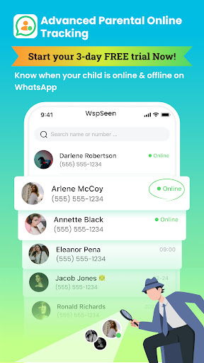 WspSeen -Online and Last Seen ekran görüntüsü