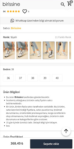 Birissine ekran görüntüsü