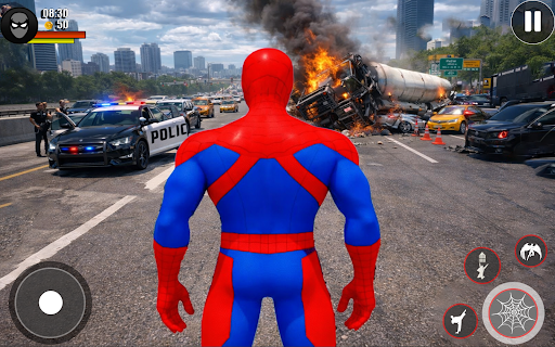 Spider Rope Hero: Rescue City ekran görüntüsü