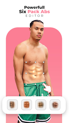 Six Pack Abs -Hair Style Photo ekran görüntüsü